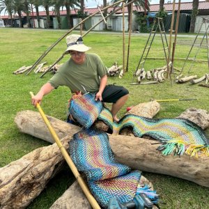 從生活編織文化的眼睛 撒奇萊雅族Kilang Buyal(許國華)在《布是藝術節》展出守護部落的藝術行動