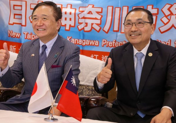 拜會神奈川知事    侯友宜親邀來台參訪深化交流