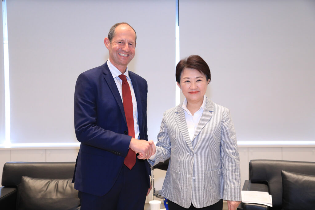 加強台歐經貿往來   歐洲經貿辦事處長谷力哲拜會盧秀燕