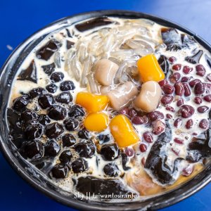 【龍潭許.無敵仙草冰】桃園美食推薦必吃下午茶甜點菜單.食尚玩家介紹