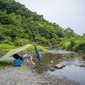 【得子口溪攔沙壩】宜蘭礁溪親子玩水景點