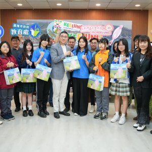 基隆市長接見全國美術比賽傑出學子 期能協助適性揚才