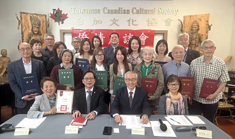 僑委會副委員長訪溫哥華 讚揚僑胞「水牛精神」 僑委會副委員長訪溫哥華 讚揚僑胞「水牛精神」