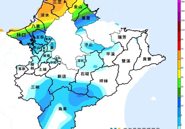 鋒面通過     新北5/6、7兩日防局部雷雨與強陣風
