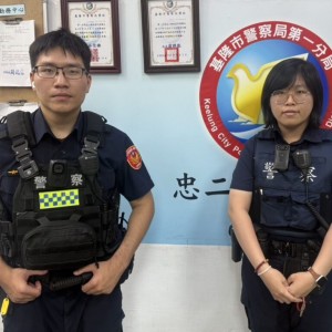 夜色昏暗婦險誤闖國道  基警暖心關懷助返家