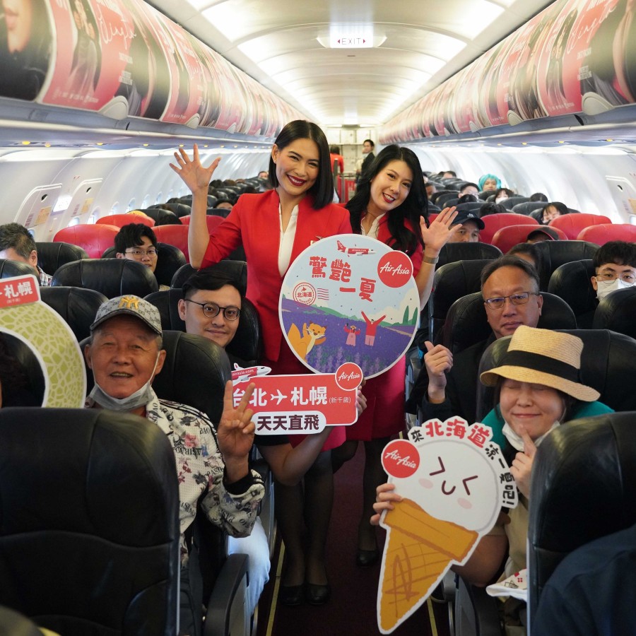 AirAsia 直飛北海道首航啟程，限時3,200元快閃開搶
