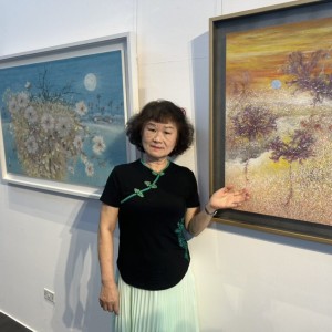 「八方藝術節」張秀燕《心徑》膠彩個展 　以詩意筆觸描繪女性情感與生命故事