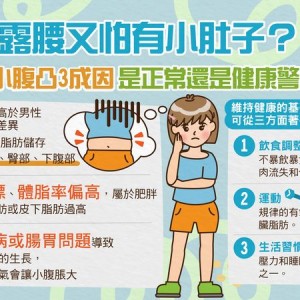 夏天想露腰又怕有小肚子？醫揭女性小腹凸3成因　是正常還是健康警訊這樣看