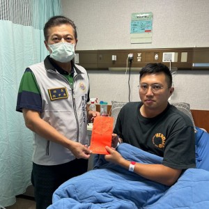 溫馨關懷住院官兵   宜蘭軍服站優質服務揪感心