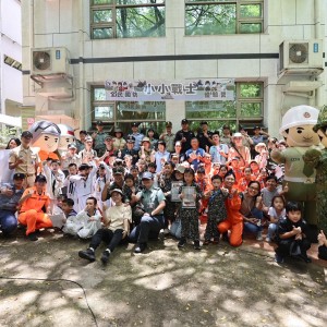國軍北招中心基隆站與暖暖親子館攜手扎根國防教育舉辦「小小戰士體驗活動」