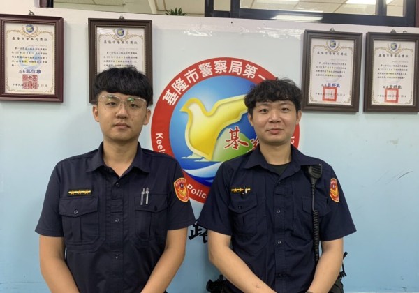 騎士不熟路況 基警速到場解危 騎士不熟路況 基警速到場解危