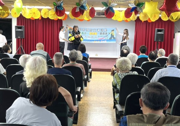 提升防詐意識   八德榮家反詐騙宣導長輩獲益良多