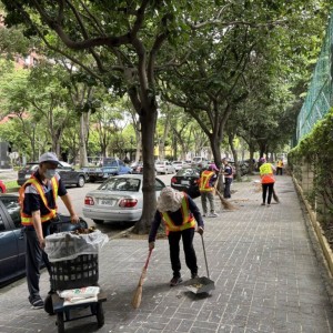 丹娜絲颱風漸離    中市各區公所與志工總動員加速家園復原