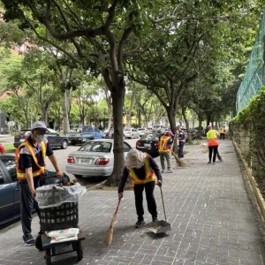 丹娜絲颱風漸離    中市各區公所與志工總動員加速家園復原