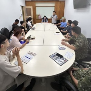 出席入營座談   何中南勉勇敢接受挑戰歷練