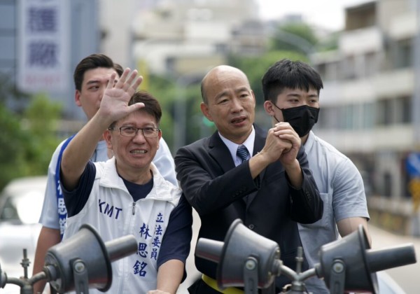 韓國瑜情義相挺林思銘  呼籲新竹鄉親823反惡罷、挺公投