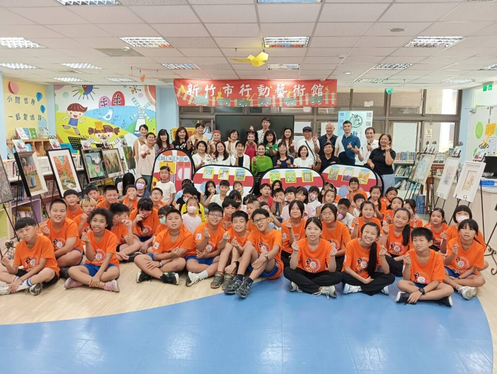 美學藝術進駐校園!「2025新竹市行動藝術館」巡迴展盛大開幕 美學藝術進駐校園!「2025新竹市行動藝術館」巡迴展盛大開幕