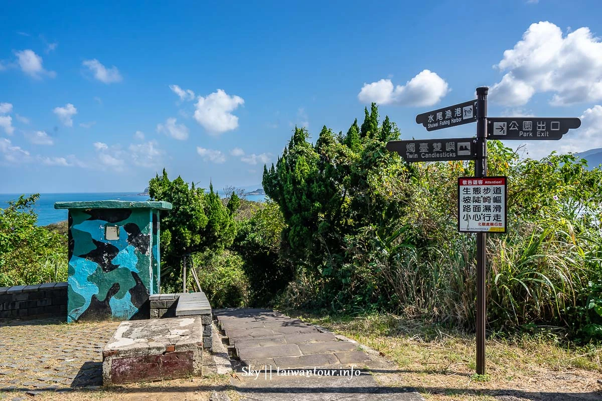 【獅頭山公園步道.金山遊客中心】金山軍事秘境地圖.停車場