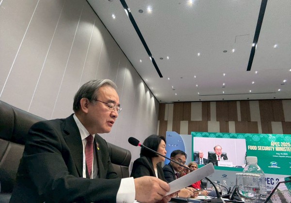 我國出席APEC第10屆「糧食安全部長會議」  分享AI智慧農業推動成果