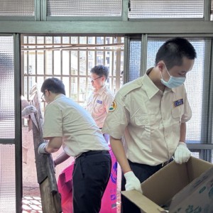林口公所役男投入獨居長者社會關懷 清整環境共築溫暖社區