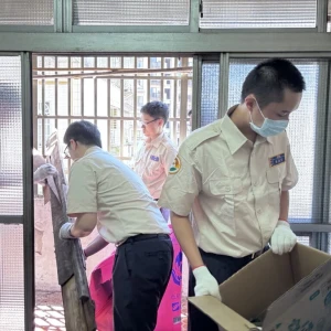 林口公所役男投入獨居長者社會關懷 清整環境共築溫暖社區