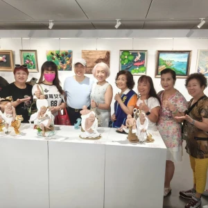 雞籠米雕藝術學會年展傳承百年中元祭文化