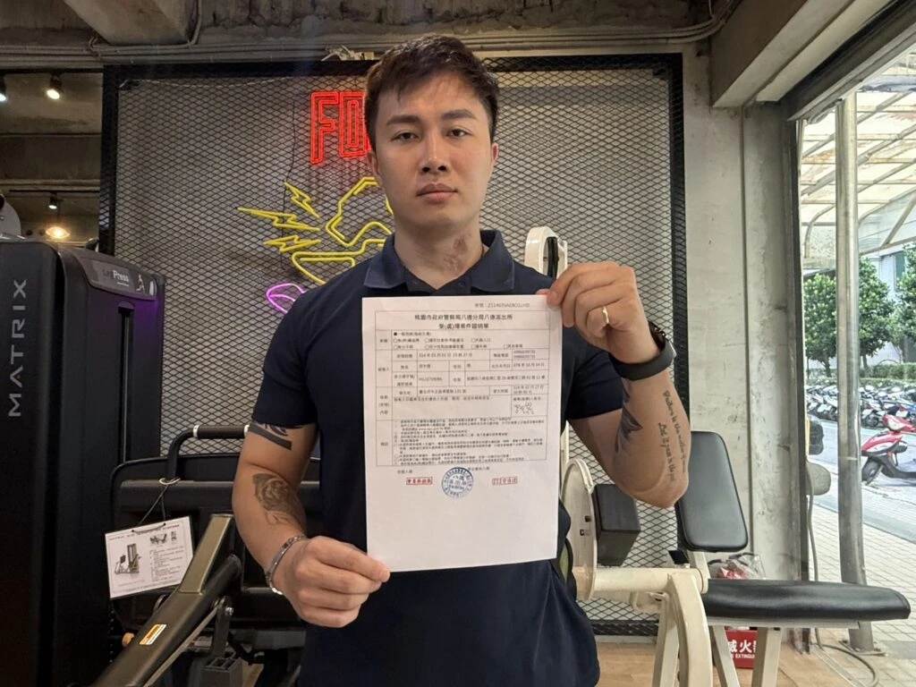 傻魔王昔發不自殺宣言！打鐵健身房創辦人曬報案三聯單慘賠1200萬