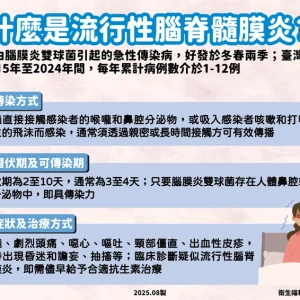 腦脊髓膜炎症狀似感冒卻不可輕忽！疾管署：病程進展快且危險性高