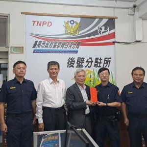 警政署長張榮興南下慰勞警察辛勞  肯定英勇救災表現