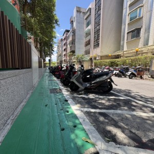 蘆洲長安街313巷完成標線型人行道　提升學童通行安全