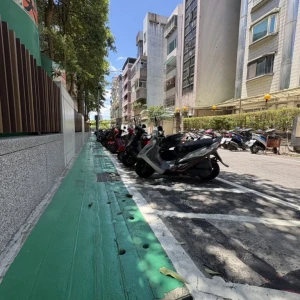 蘆洲長安街313巷完成標線型人行道　提升學童通行安全