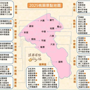 2025【桃園景點地圖】桃園親子旅遊.老街推薦