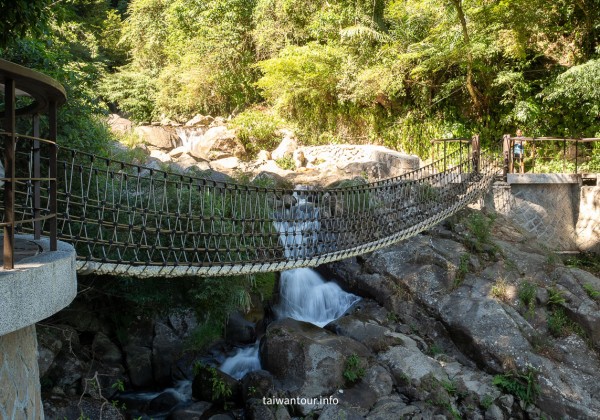【草山觀瀑吊橋．北投猴崁古道】北投陽明山新秘境