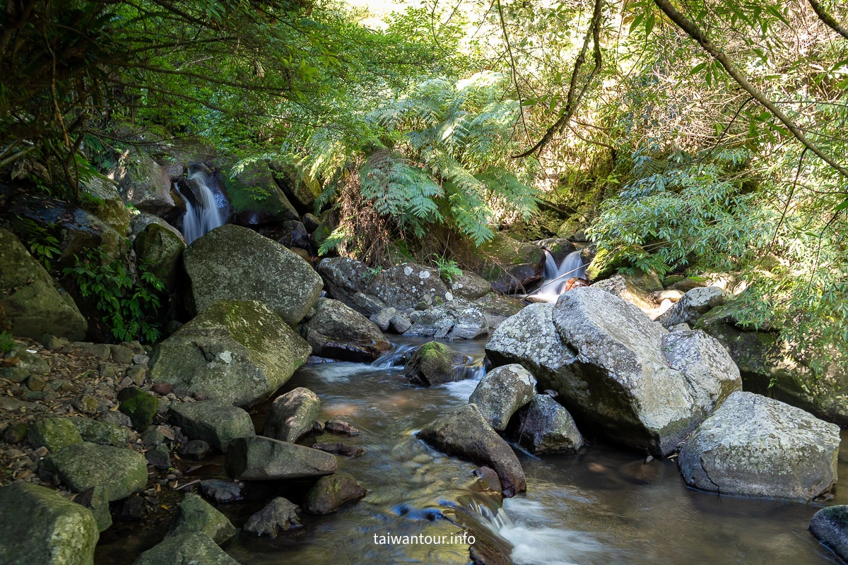 【草山觀瀑吊橋．北投猴崁古道】北投陽明山新秘境
