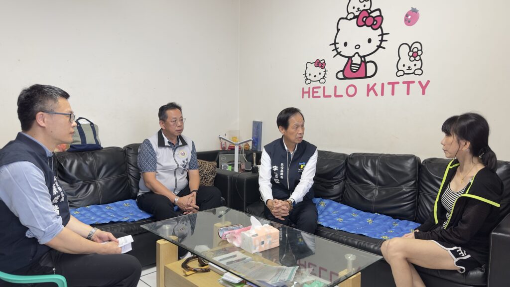 北市府秋節前夕到府關懷役男家屬