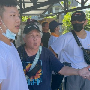 基隆青年志工有愛挺進花蓮協助救災