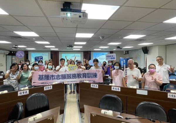 基隆市志推中心辦理防災訓練講習 志工防災技能再提升