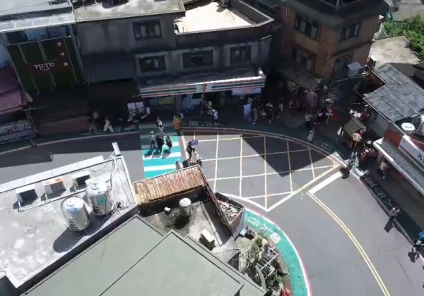 教師節連假交通順暢  瑞芳分局啟用無人機  空中鷹眼  即時調度警力疏導車潮