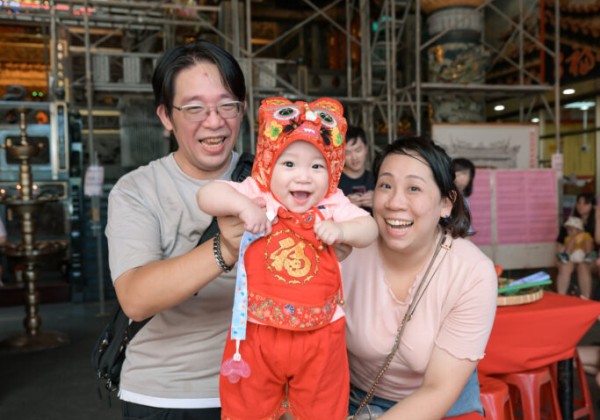 小寶貝人生首選！北投特色抓周登場 子母桃傳遞幸福寓意
