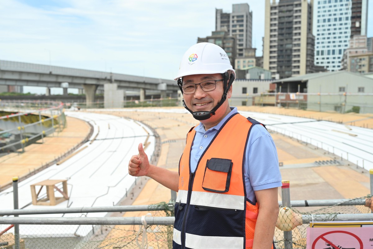 國道1號林口交流道改善工程進度超前 侯友宜：感謝施工團隊努力 盼提前完工