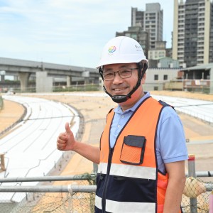 國道1號林口交流道改善工程進度超前 侯友宜：感謝施工團隊努力 盼提前完工