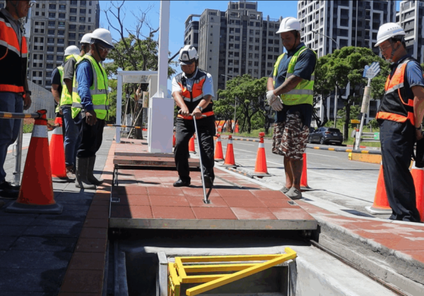 新北創新工法打造優質示範街廓 縮小淡海共管通風口 人行空間更順暢
