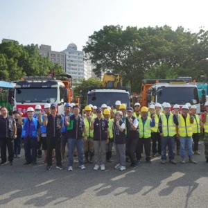 哪裡有需要台中隊就在哪裡   中市環保局、建設局火速馳援花蓮災區