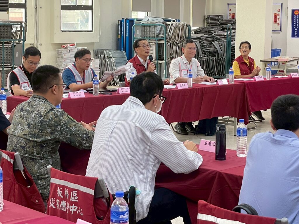 板橋區境況模擬兵棋推演 強化地震災害應變能力 板橋區境況模擬兵棋推演 強化地震災害應變能力