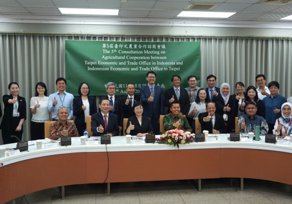 第5屆臺印尼農業合作諮商會議在臺北召開 雙方持續深化農業技術交流與產業合作