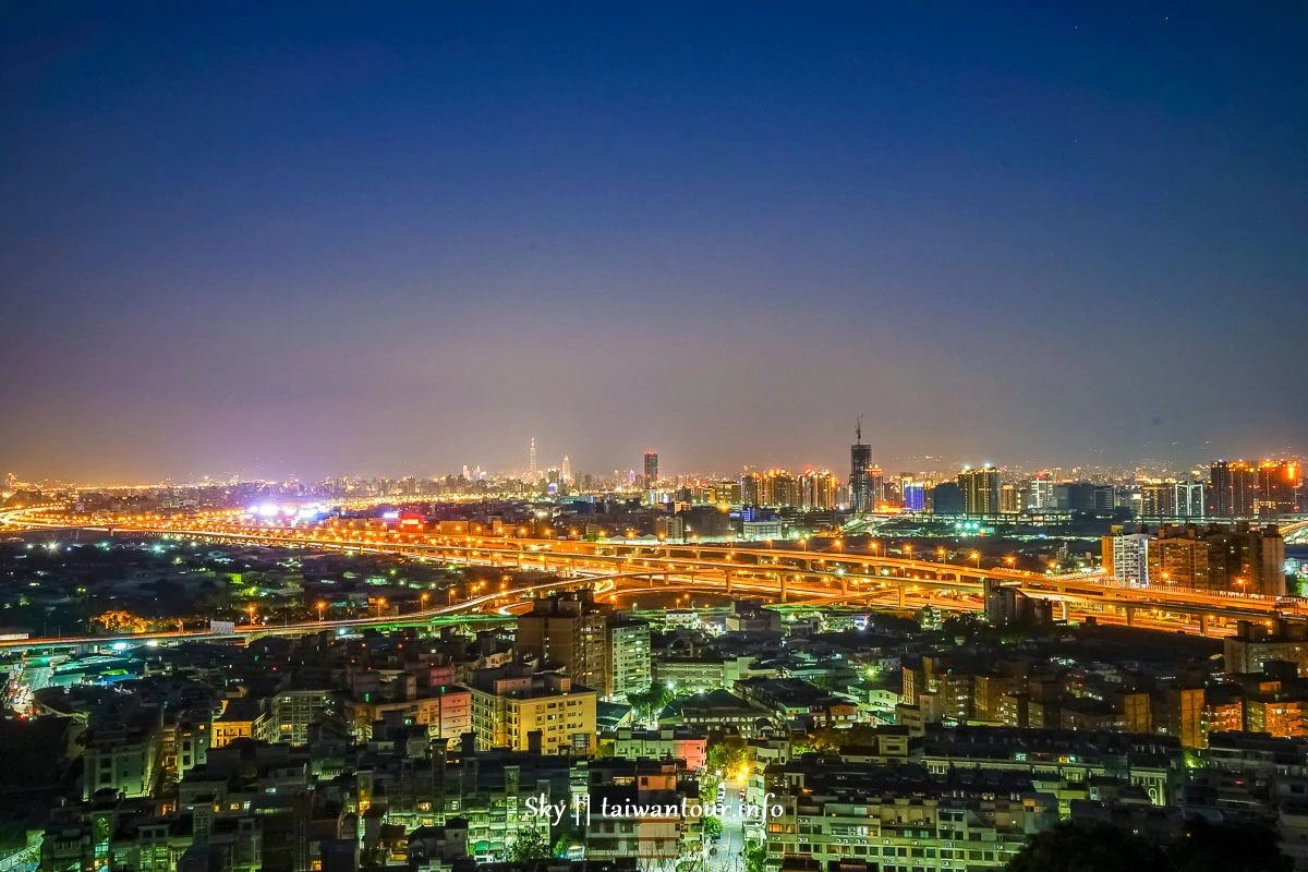 【水碓觀景公園】五股櫻花秘境百萬夜景觀景台.私房景點.公車