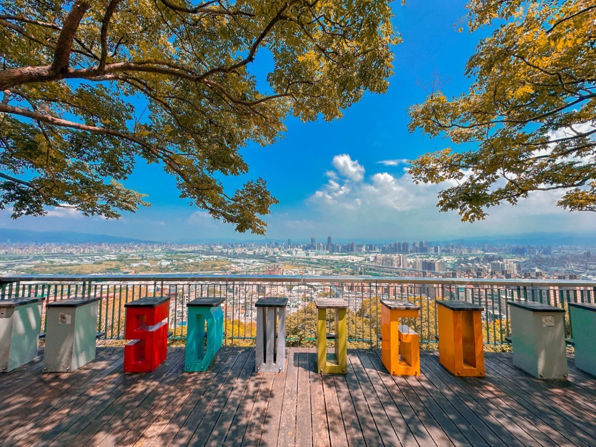【水碓觀景公園】五股櫻花秘境百萬夜景觀景台.私房景點.公車