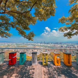 【水碓觀景公園】五股櫻花秘境百萬夜景觀景台.私房景點.公車