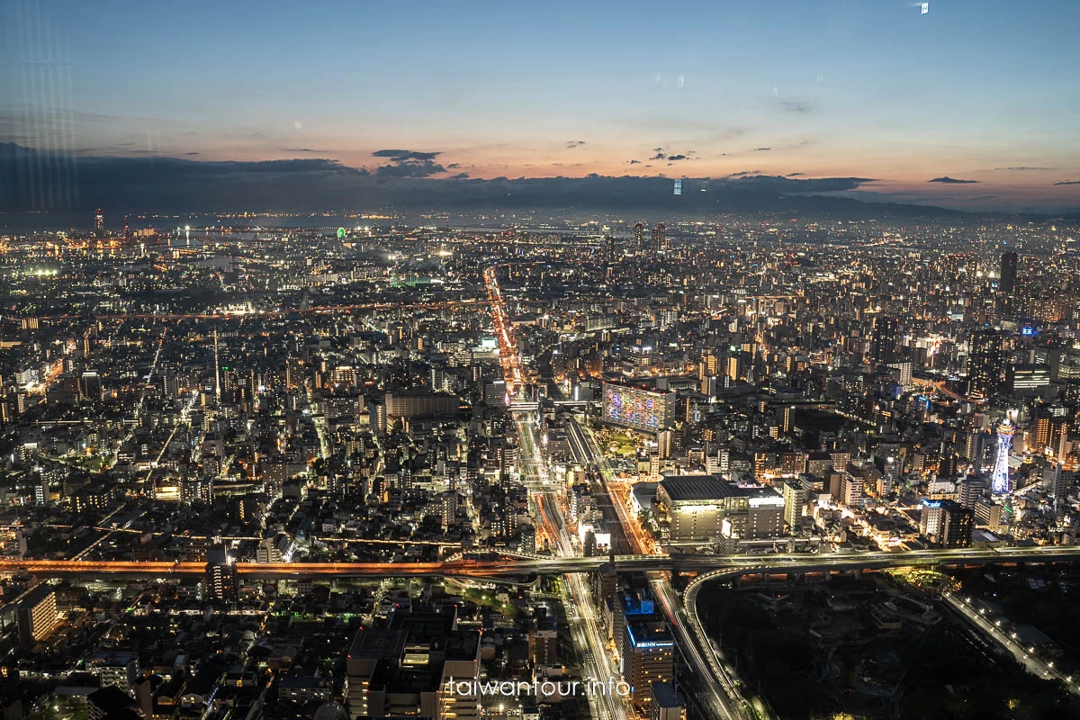 【阿倍野展望台 HARUKAS 300】大阪360度夜景,門票優惠