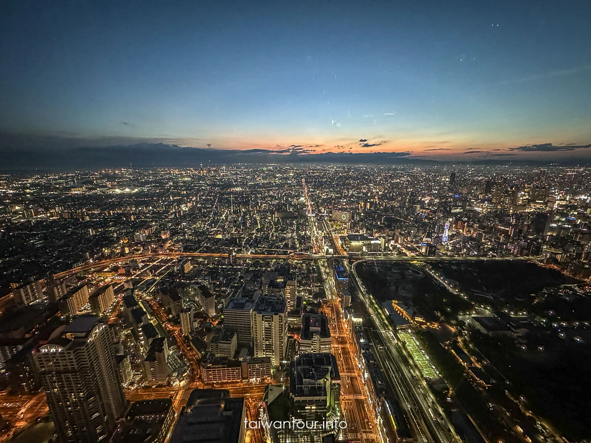 【阿倍野展望台 HARUKAS 300】大阪360度夜景,門票優惠